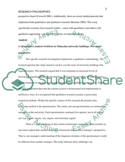 The Concept of Quantitative and Qualitative Methods
