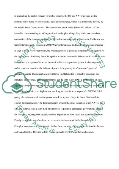 International Relations theories