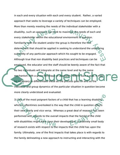 Teaching and Learning Strategies for Children