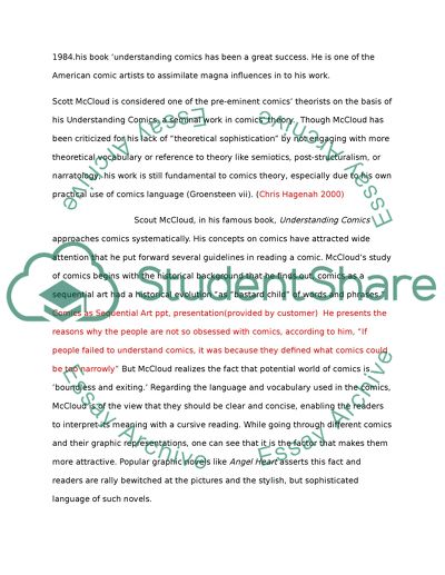 Comic Book Critical Analysis