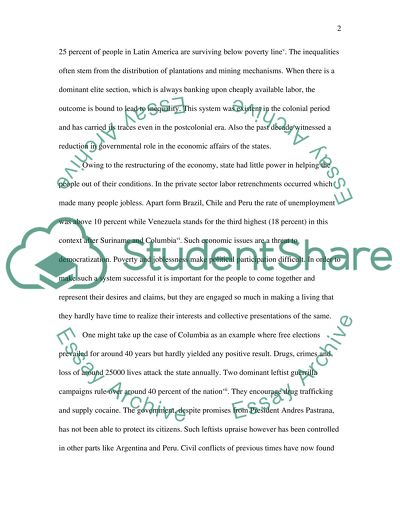 Democracy in Latin America from 11/3/2000