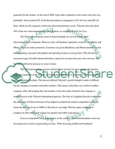 Overview of Telecommunications Sector in Kuwait