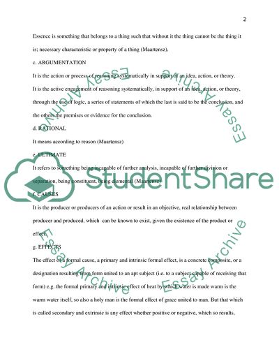 Christian METAPHYSICS