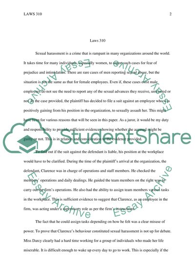 Laws 310 Wk 5 Simulation