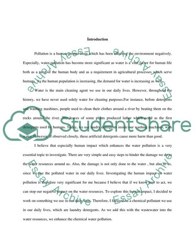 How Water Pollution Affect the Productivity of Elodea Canadensis