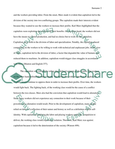 The Views of Marx, Smith, and Veblen on Capitalism and Human Nature