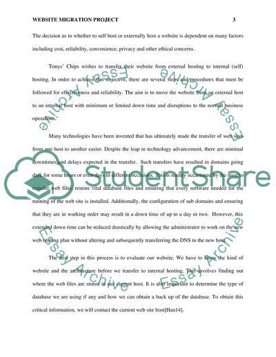 Website Migration Project