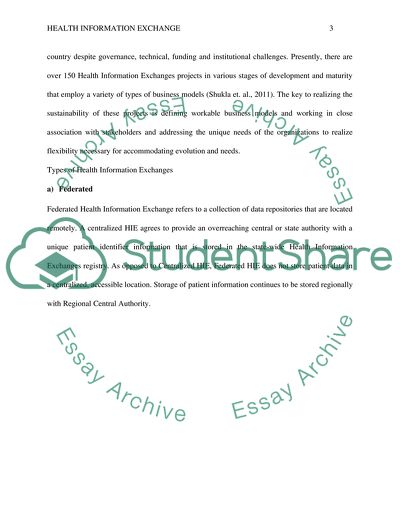 Health Information Exchange