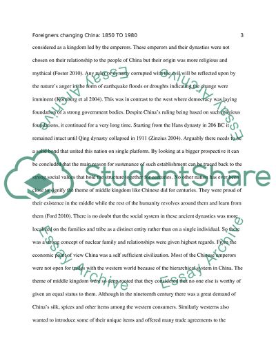 Foreigners Changing China, 1850-1980