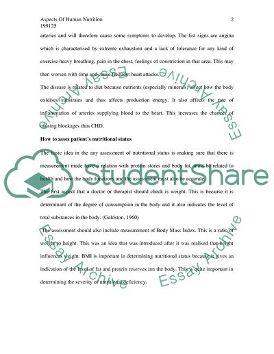 Aspects of Human Nutrition