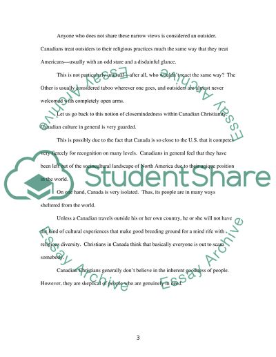 Are Canadians Practicing Religion A La Carte