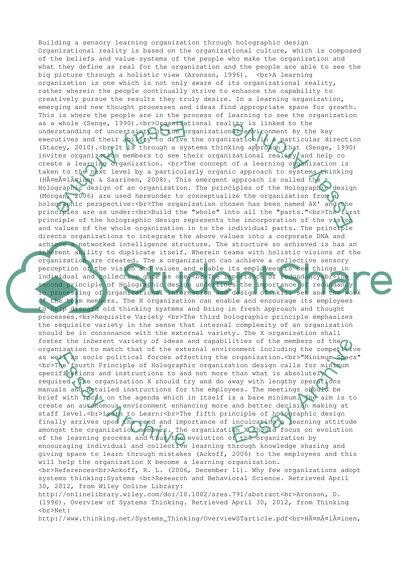 Holographic Design Building