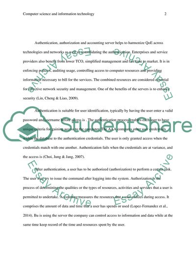 The AAA Server Issues