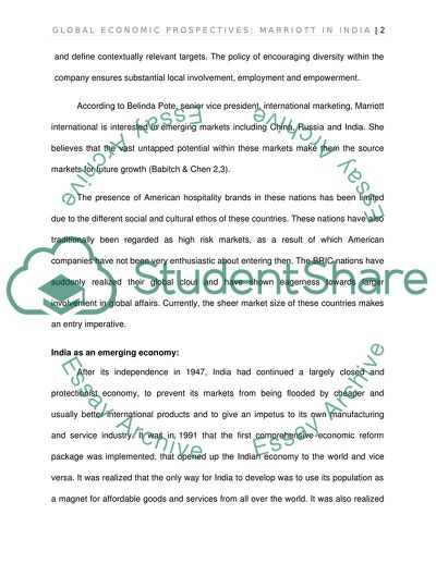 Global Economic Prospectives