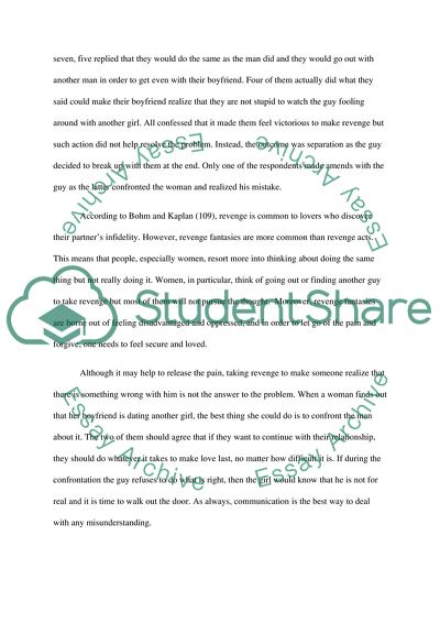 Revenge Relationships