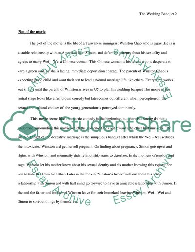 Gay Relationship in the Wedding Banquet