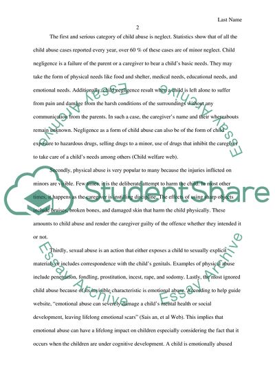 Child Neglect, Abuse and Its Impact on Juvenile Delinquency