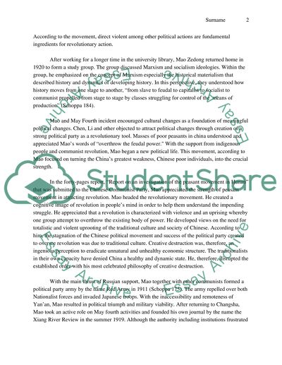 Modern Chinese History