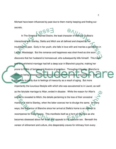 The Past Influences the Present in the Narratives