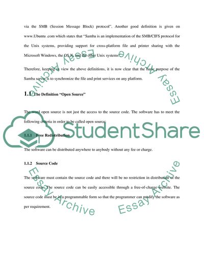 Samba Server Analysis