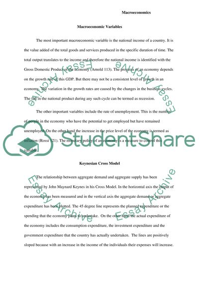 Nasser Al-Rayes and Keynesian Cross Model