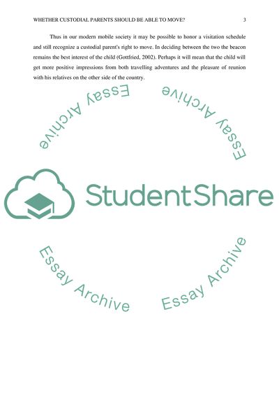 Child Custody (Part II)