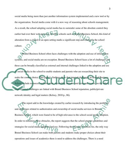 Brunel Business School and Social Media