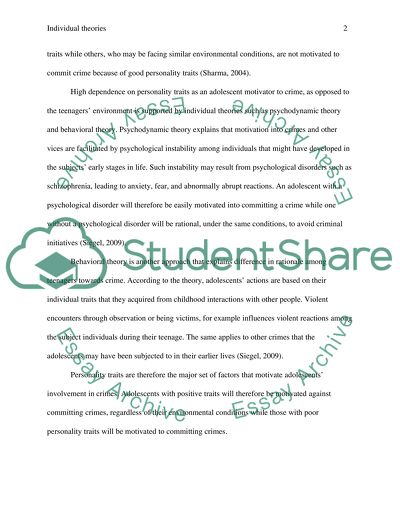 What are the 4 personality theories image