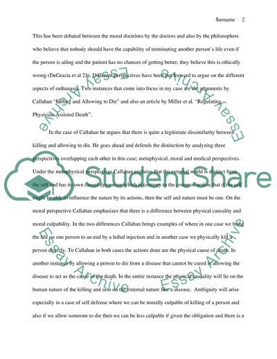 Term paper for biomedical ethics PHIL 150