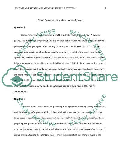 The Level of Discrimination in the Juvenile Justice System