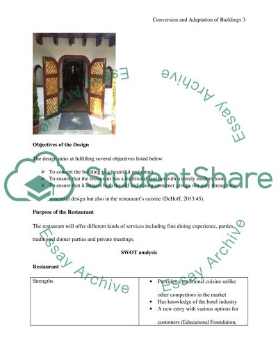 Conversion and Adaptation of Buildings