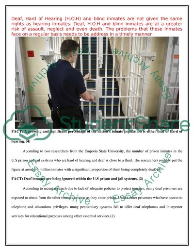 Deaf Inmates Are Being Ignored within the US Prison