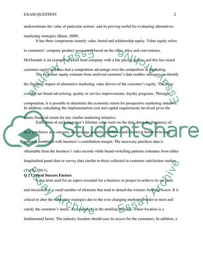 Customer Equity Issues