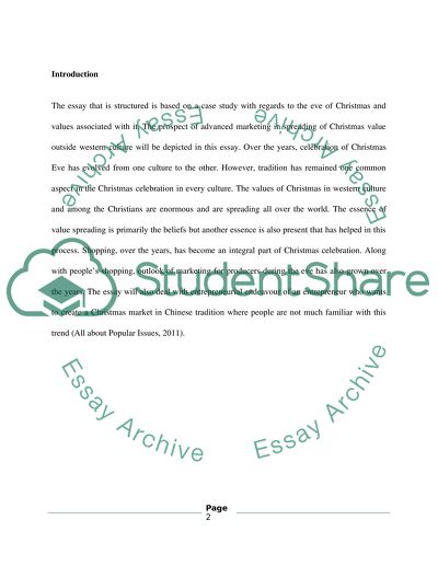 Association of christmas values with that of western and christian people