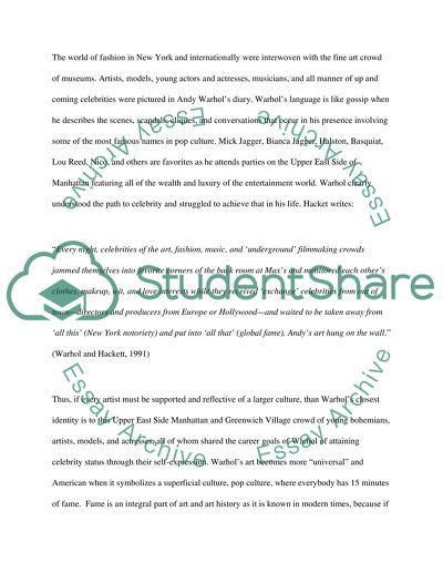 Andy Warhols Pop Art