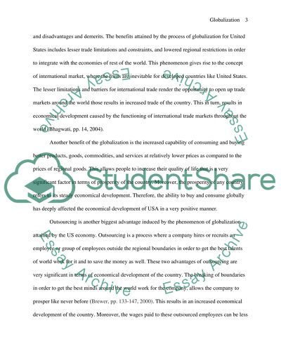 Globalization and Its Impact on the United States