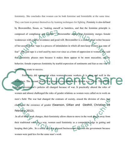 Gender Roles In The Second World War (UK)