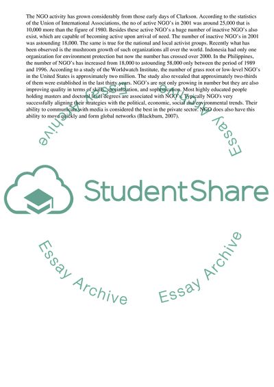 Influence of NGOs on Businesses and Governments