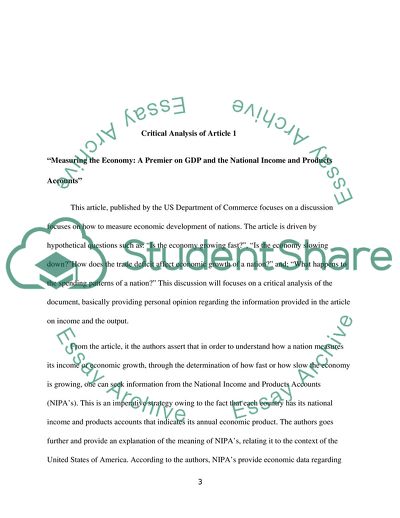 The Income and the Output of Nations