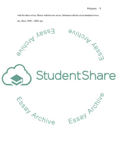 The Practice of Polygamy