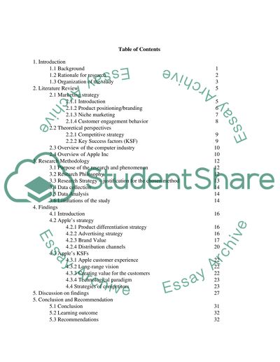 Marketing strategy and KSFs of Apple Incorporation