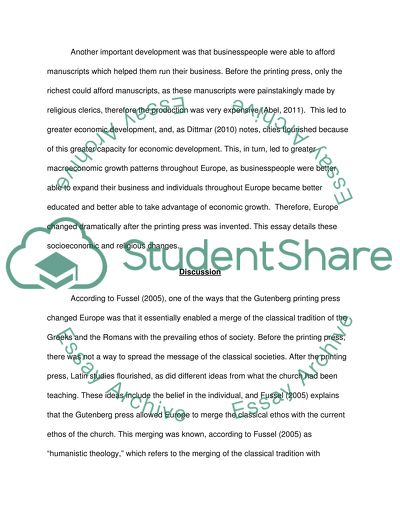 To Compare the Financial Aspirations and Dealings of Gutenberg with those of Garamond