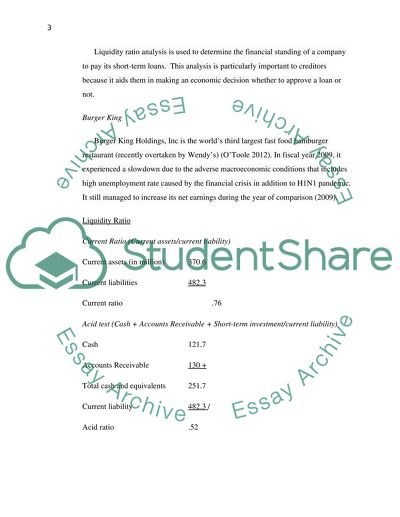 Financing the Short Term Obligations of The Business