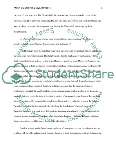 Wester Civilization II paper #4