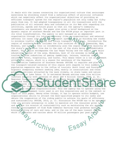 Regional Transportation Commission of Southern Nevada