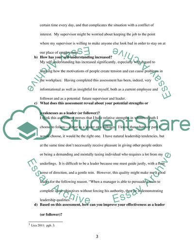 Self assessment /Box 11.4 Perceived leaders integrity scale (PLIS)