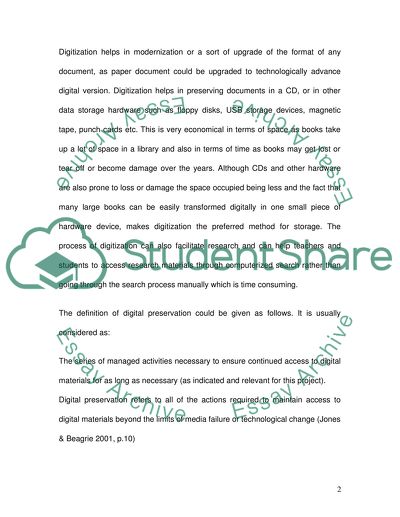 Digital Preservation Policy, Procedure and Practice
