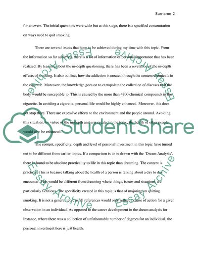 Cigarette Chemical Contents, the Effects on the Body
