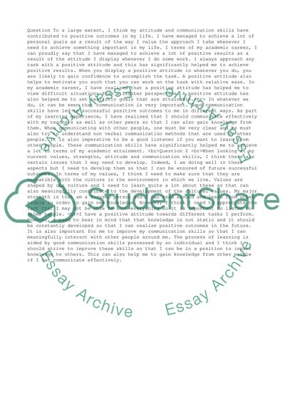 Personal Reflection Paper