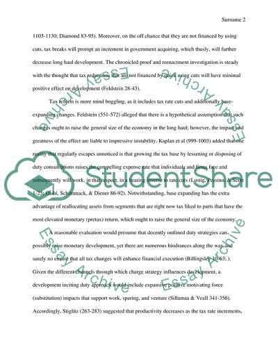 Government re-investment of tax revenue and the impact on Income inequality